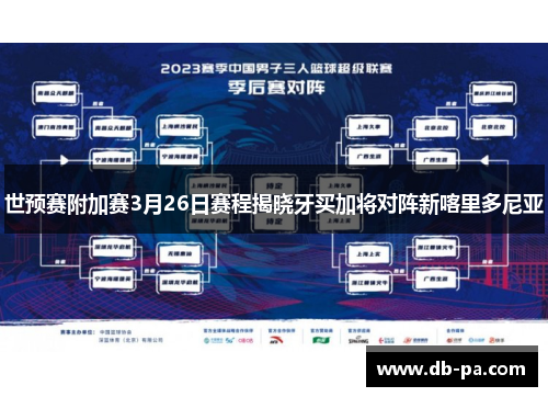 世预赛附加赛3月26日赛程揭晓牙买加将对阵新喀里多尼亚